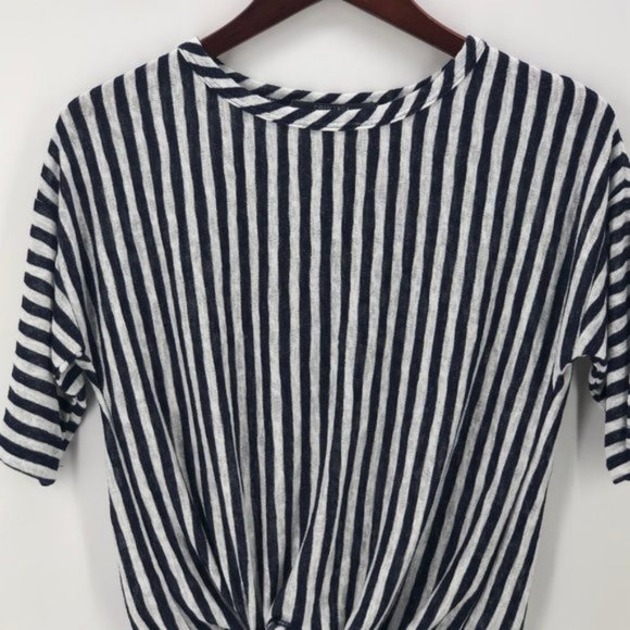 COIN 1804 Los Angeles Blue & White Striped Shirt - Size L - Picture 3 of 5